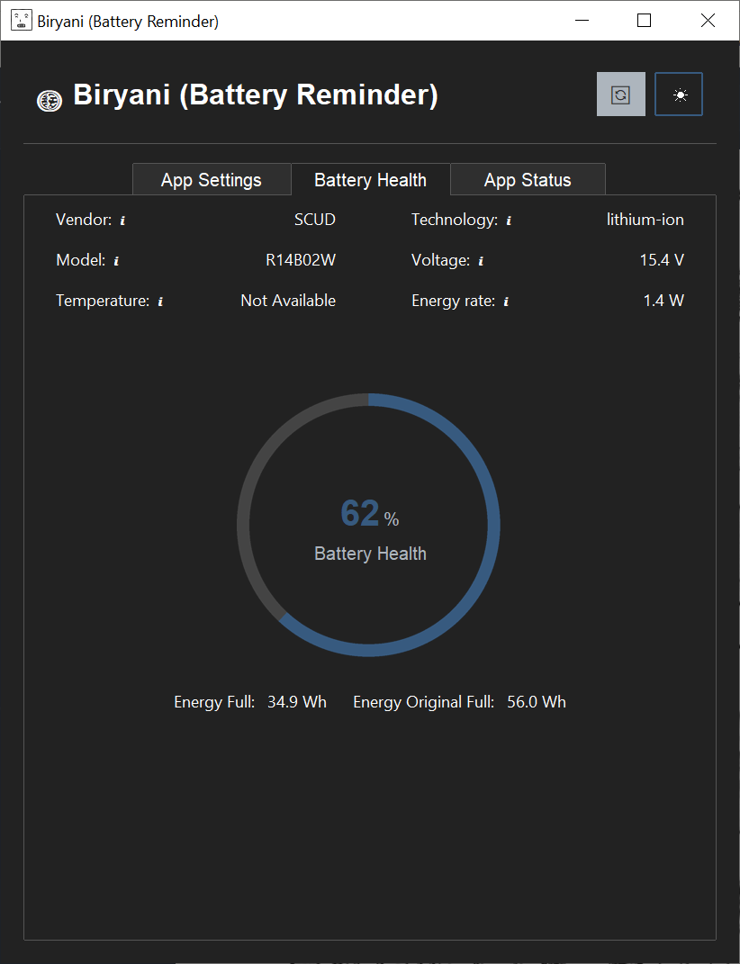 Battery Health - Dark
