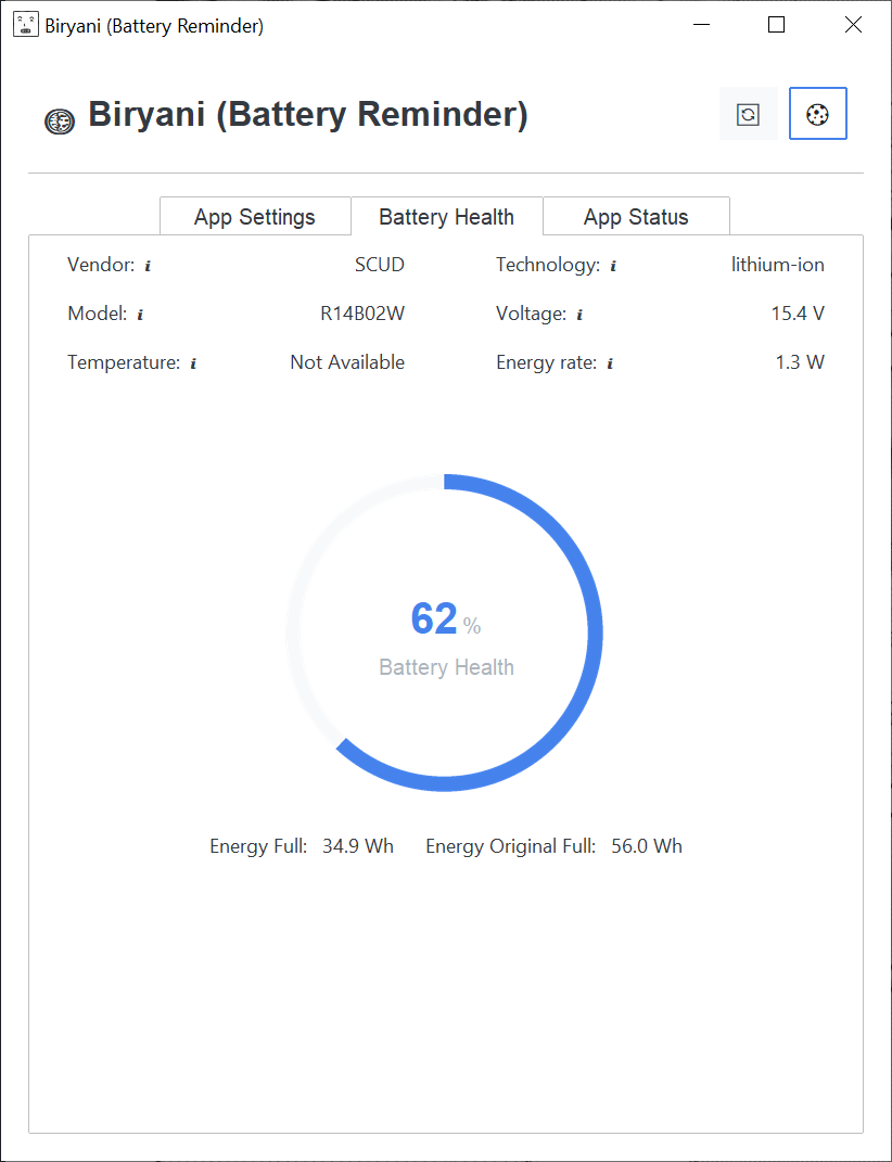 Battery Health - Light